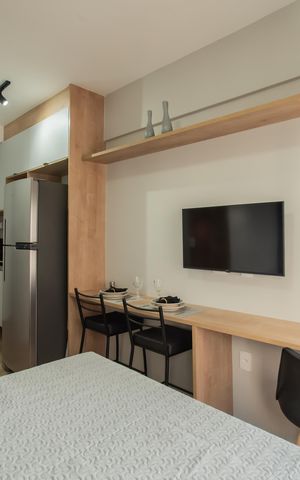 Studio para alugar com 18m², 1 quarto e sem vaga Studio para alugar com 18m², 1 quarto e sem vagaStudio