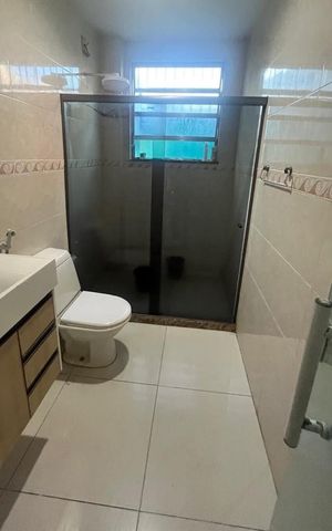 Casa para alugar com 100m², 3 quartos e 2 vagas Casa para alugar com 100m², 3 quartos e 2 vagasBanheiro social