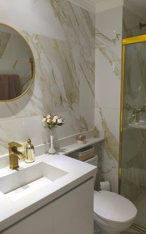 Apartamento à venda com 88m², 3 quartos e 1 vaga Apartamento à venda com 88m², 3 quartos e 1 vagaBanheiro