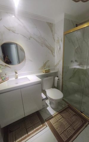 Apartamento à venda com 88m², 3 quartos e 1 vaga Apartamento à venda com 88m², 3 quartos e 1 vagaBanheiro