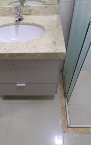 Apartamento para alugar com 105m², 3 quartos e 2 vagasBanheiro suite 2/social