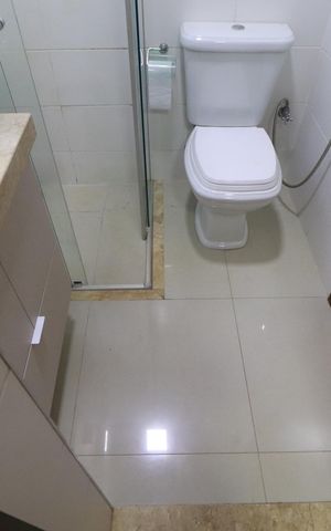 Apartamento para alugar com 105m², 3 quartos e 2 vagasBanheiro suite 2/social 