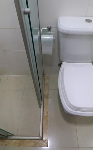 Apartamento para alugar com 105m², 3 quartos e 2 vagasBanheiro suite 2/social