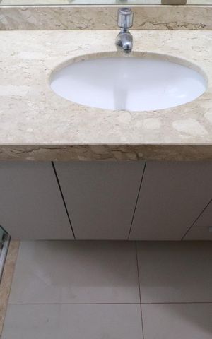 Apartamento para alugar com 105m², 3 quartos e 2 vagasBanheiro suite 1