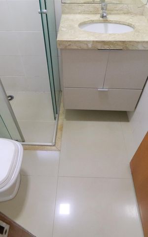 Apartamento para alugar com 105m², 3 quartos e 2 vagasBanheiro suite 3
