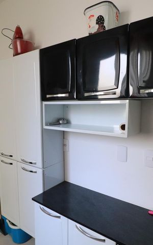 Apartamento para alugar com 80m², 2 quartos e 1 vagaCozinha 