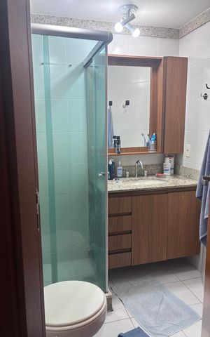Apartamento à venda com 104m², 3 quartos e 1 vaga Apartamento à venda com 104m², 3 quartos e 1 vagaBanheiro