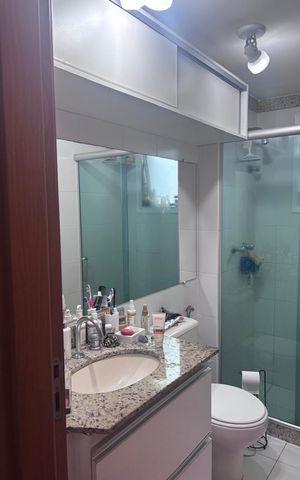 Apartamento à venda com 104m², 3 quartos e 1 vaga Apartamento à venda com 104m², 3 quartos e 1 vagaBanheiro