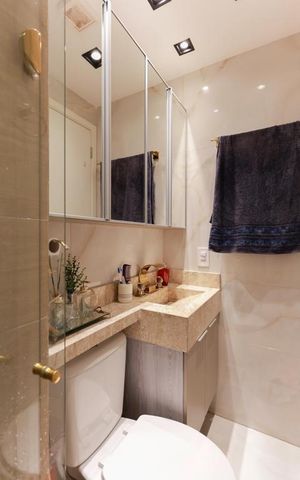 Apartamento para alugar com 130m², 2 quartos e 1 vagaBanheiro social