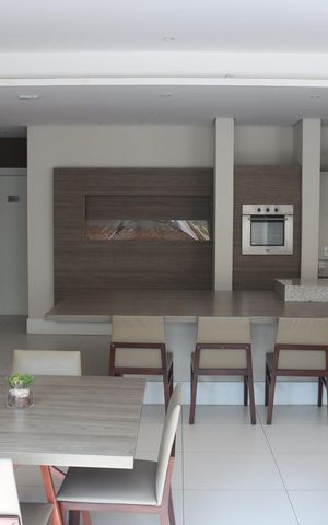 Apartamento para alugar com 69m², 2 quartos e 1 vagaÁrea comum - Salão de festas