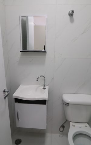 Apartamento para alugar com 34m², 1 quarto e sem vagaBanheiro