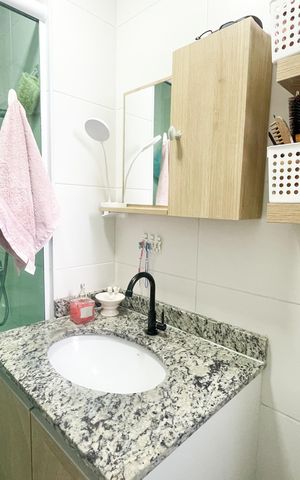 Apartamento à venda com 50m², 2 quartos e 1 vaga Apartamento à venda com 50m², 2 quartos e 1 vagaBanheiro