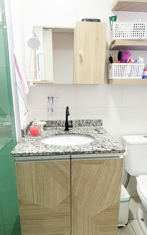 Apartamento à venda com 50m², 2 quartos e 1 vaga Apartamento à venda com 50m², 2 quartos e 1 vagaBanheiro