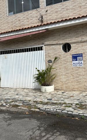 Casa para alugar com 80m², 2 quartos e 1 vagaFachada + placa