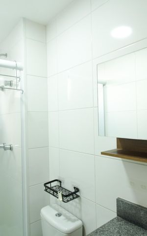Apartamento à venda com 44m², 2 quartos e 1 vaga Apartamento à venda com 44m², 2 quartos e 1 vagaBanheiro