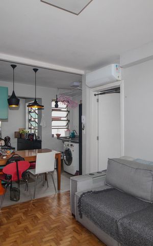 Apartamento à venda com 50m², 1 quarto e sem vaga Apartamento à venda com 50m², 1 quarto e sem vagaSala