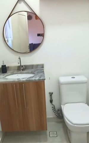 Casa de condomínio para alugar com 84m², 2 quartos e 2 vagas Casa de condomínio para alugar com 84m², 2 quartos e 2 vagasLavabo