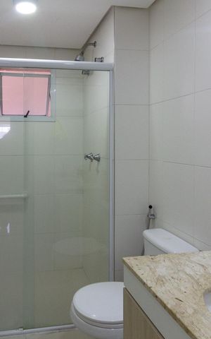 Apartamento para alugar com 92m², 3 quartos e 2 vagasBanheiro social