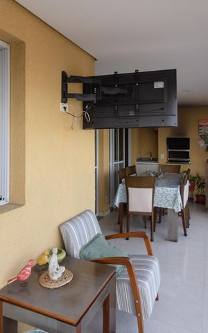 Apartamento para alugar com 92m², 3 quartos e 2 vagasVaranda gourmet