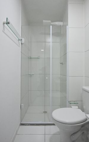 Apartamento para alugar com 36m², 2 quartos e sem vagaBanheiro