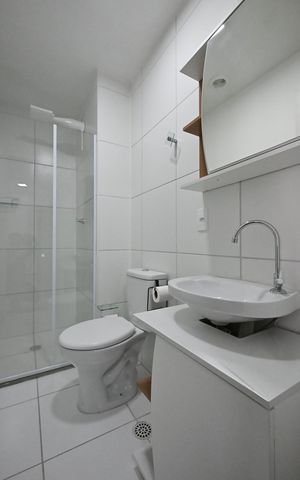Apartamento para alugar com 36m², 2 quartos e sem vagaBanheiro