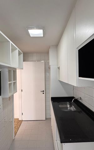 Apartamento à venda com 74m², 2 quartos e 1 vaga Apartamento à venda com 74m², 2 quartos e 1 vagaCozinha e Área de Serviço