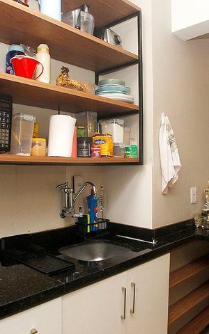 Studio para alugar com 36m², 1 quarto e sem vagaCozinha + Área de Serviço