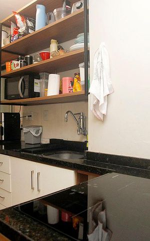 Studio para alugar com 36m², 1 quarto e sem vagaCozinha + Área de Serviço