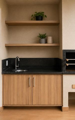 Apartamento à venda com 96m², 3 quartos e 2 vagas Apartamento à venda com 96m², 3 quartos e 2 vagasArea Gourmet