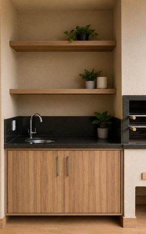 Apartamento à venda com 96m², 3 quartos e 2 vagas Apartamento à venda com 96m², 3 quartos e 2 vagasArea Gourmet
