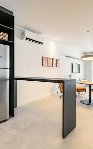 Apartamento para alugar com 58m², 1 quarto e sem vaga