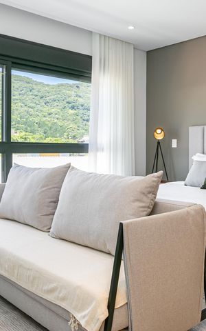 Apartamento para alugar com 58m², 1 quarto e sem vaga