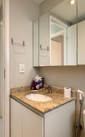 Apartamento para alugar com 52m², 2 quartos e 1 vaga Apartamento para alugar com 52m², 2 quartos e 1 vagaBanheiro Social