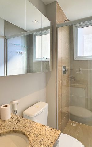 Apartamento para alugar com 52m², 2 quartos e 1 vaga Apartamento para alugar com 52m², 2 quartos e 1 vagaBanheiro Social