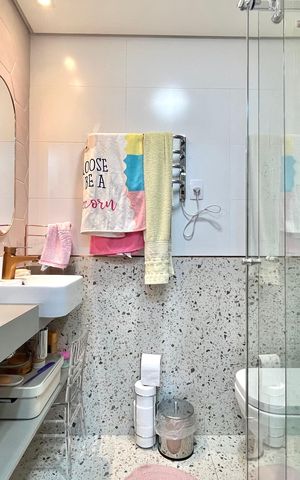 Apartamento à venda com 116m², 2 quartos e 2 vagas Apartamento à venda com 116m², 2 quartos e 2 vagasBanheiro da Suíte 2