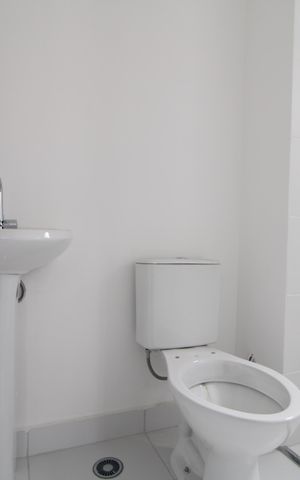 Apartamento para alugar com 29m², 1 quarto e sem vagaBanheiro da suíte
