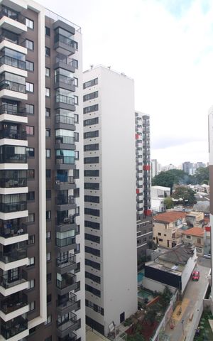 Apartamento para alugar com 29m², 1 quarto e sem vagaVista da sacada