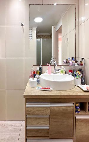Apartamento à venda com 67m², 3 quartos e 1 vaga Apartamento à venda com 67m², 3 quartos e 1 vagaBanheiro Social