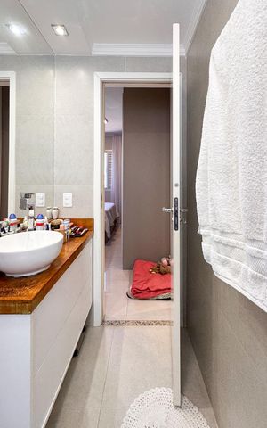 Apartamento à venda com 60m², 2 quartos e 1 vaga Apartamento à venda com 60m², 2 quartos e 1 vagaBanheiro da Suíte