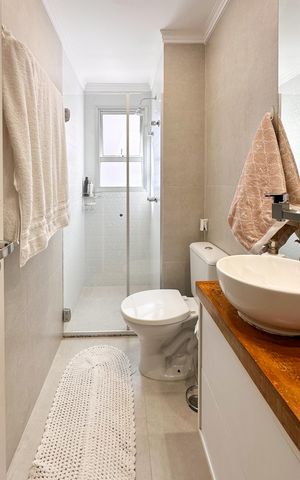 Apartamento à venda com 60m², 2 quartos e 1 vaga Apartamento à venda com 60m², 2 quartos e 1 vagaBanheiro da Suíte