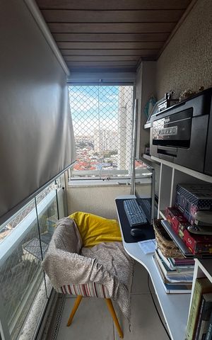 Apartamento à venda com 114m², 3 quartos e 2 vagasVaranda da Suíte 2