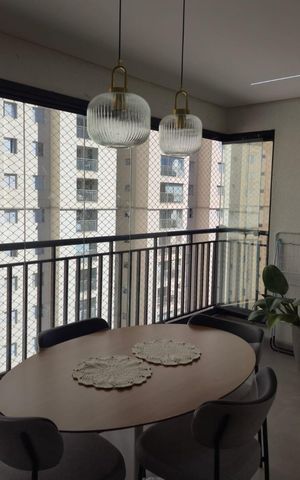 Apartamento à venda com 86m², 3 quartos e 2 vagas Apartamento à venda com 86m², 3 quartos e 2 vagasVaranda gourmet