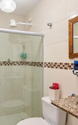 Casa para alugar com 98m², 3 quartos e 1 vaga Casa para alugar com 98m², 3 quartos e 1 vagaBanheiro