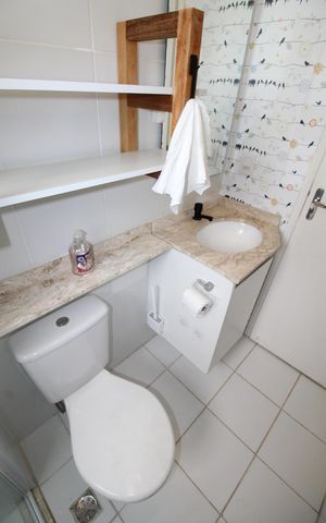 Apartamento para alugar com 60m², 2 quartos e 1 vagaBanheiro
