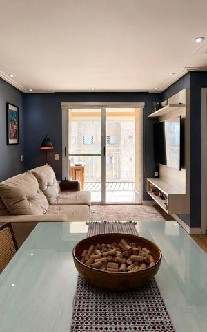 Apartamento à venda com 57m², 2 quartos e 1 vaga Apartamento à venda com 57m², 2 quartos e 1 vagaSala