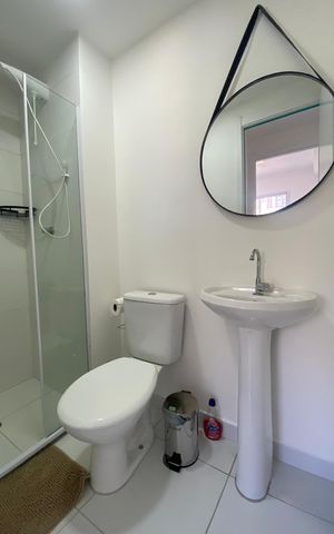 Apartamento para alugar com 32m², 2 quartos e sem vaga Apartamento para alugar com 32m², 2 quartos e sem vagaBanheiro