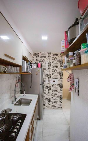 Apartamento à venda com 48m², 2 quartos e sem vagaCozinha