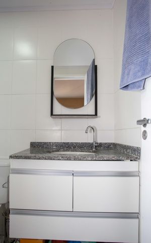 Apartamento à venda com 48m², 2 quartos e sem vagaBanheiro da Suíte