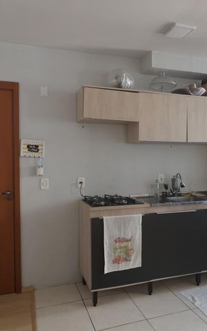 Apartamento à venda com 47m², 2 quartos e 1 vagaCozinha e Área de Serviço