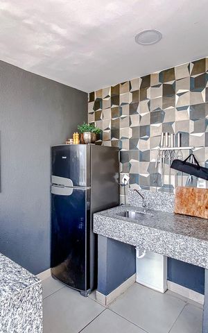 Apartamento para alugar com 60m², 2 quartos e sem vagaÁrea comum - Churrasqueira